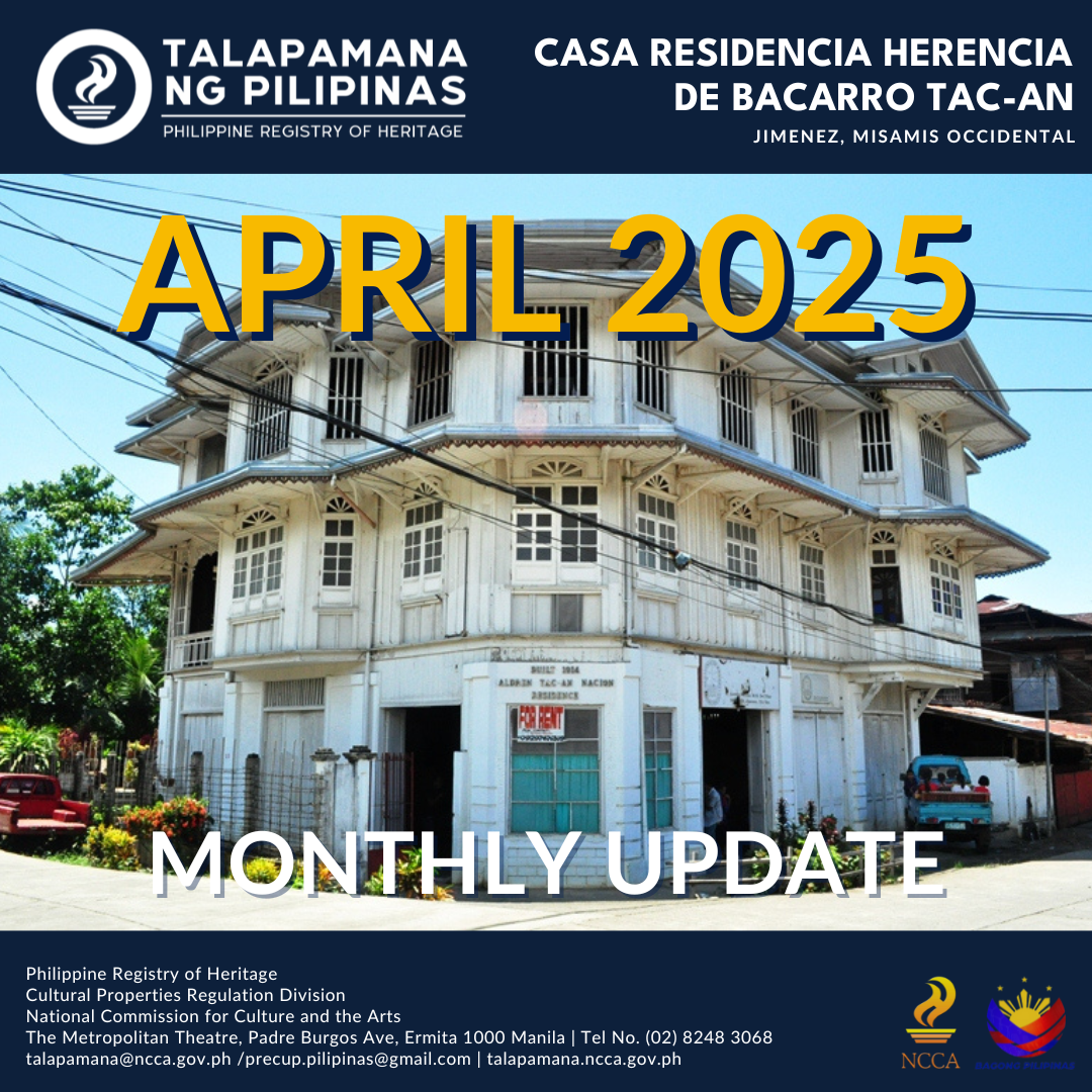 April 2025 Philippine Registry of Heritage Update